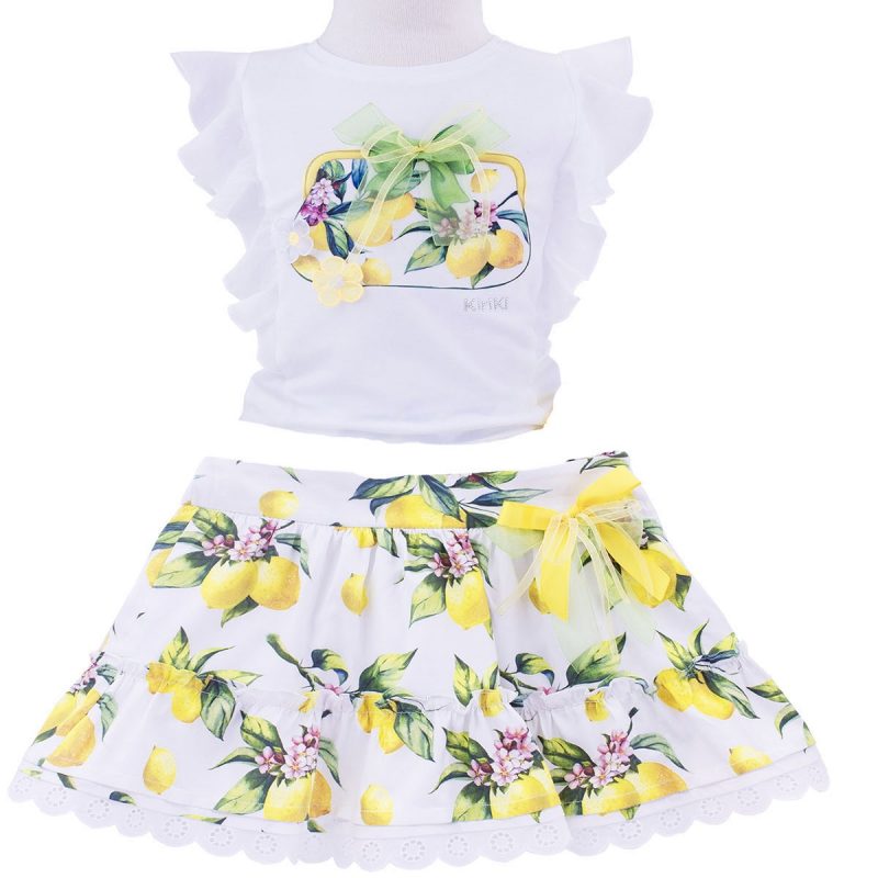 Kiriki Girls Limones Skirt Set