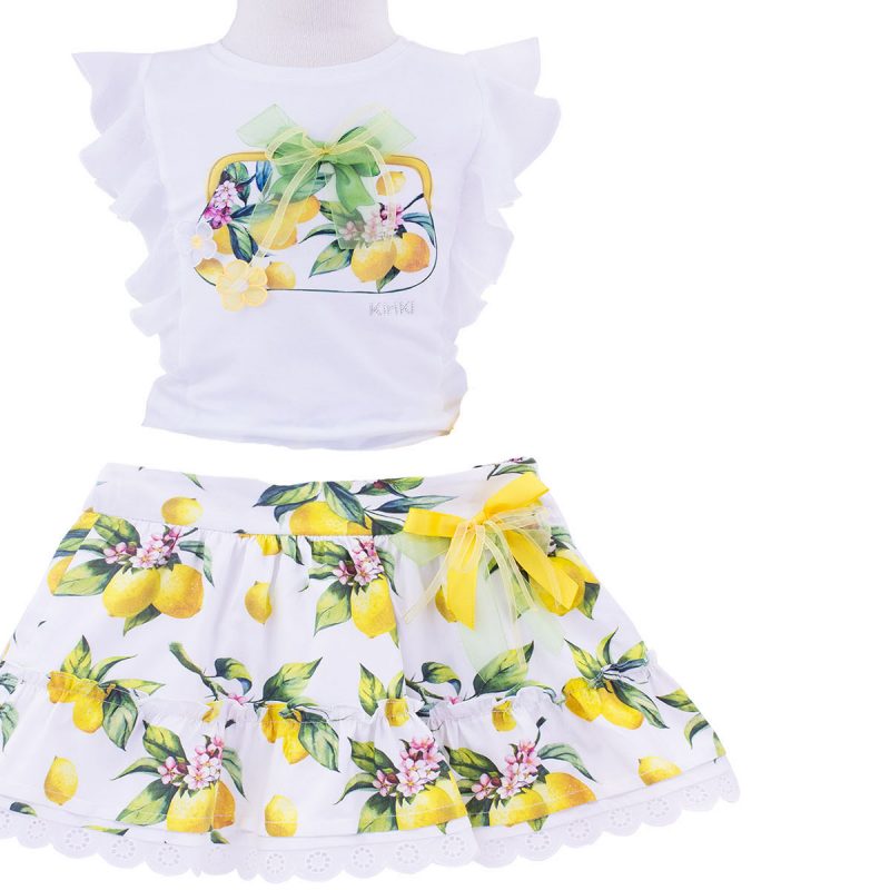 Kiriki Girls Limones Skirt Set