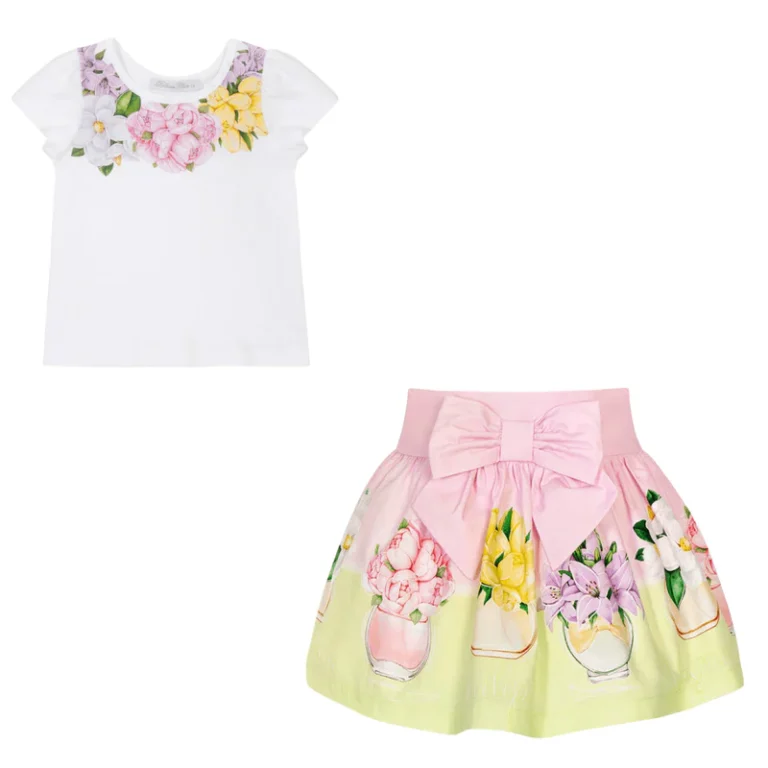 balloon chic skirt set